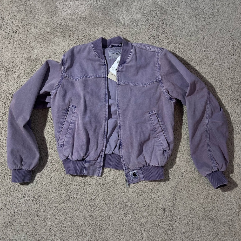 Carhartt WIP Purple Bomber Jacket